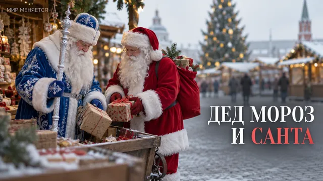 Почему Дед Мороз и Санта-Клаус похожи внешне, но родом из разных историй