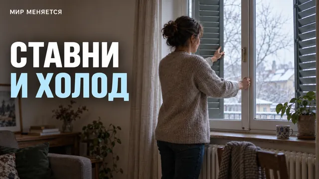 Как наружные ставни снижают нагрев комнаты почти в десять раз даже в холода?