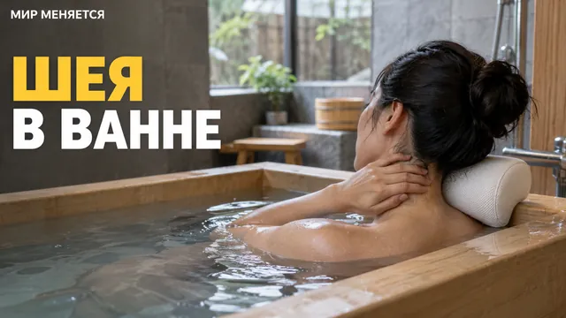 Почему в глубокой японской ванне затекает шея и помогает ли подушка Bath Relax Pillow?