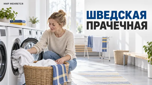 Как в шведских квартирах устроены общие прачечные — и что полезного можно перенести в домашнюю стирку