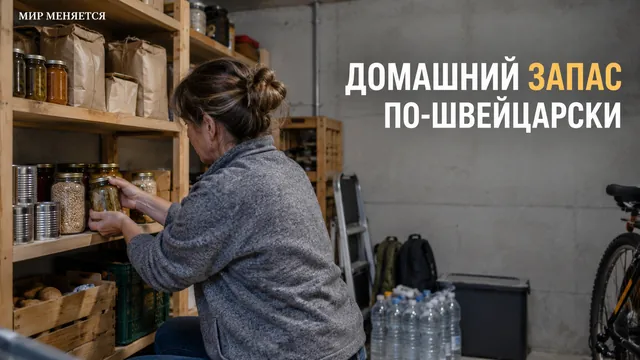 Почему в Швейцарии в каждой квартире есть подвальная кладовка — и как сделать запас дома без лишнего места