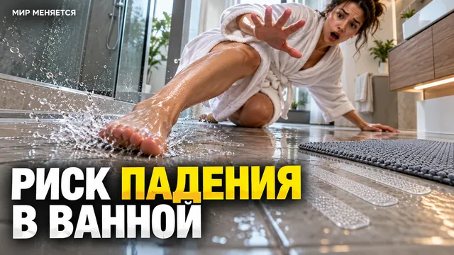 Почему на мокрой плитке падают и что можно сделать без ремонта?