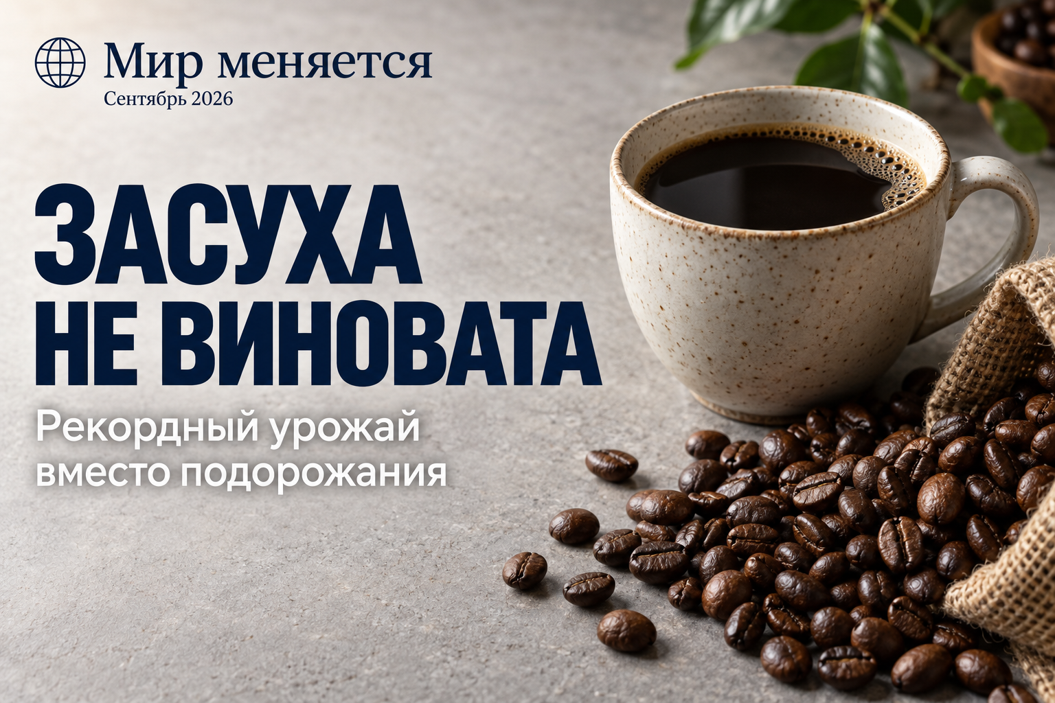 Частая ошибка при новостях о кофе: засуха в Бразилии не подняла цены — что ждёт чашку осенью