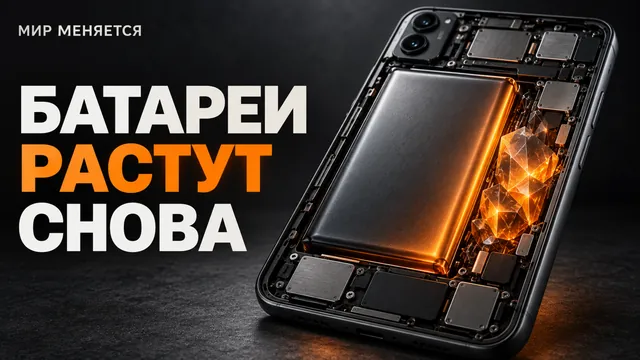 Почему смартфоны снова обзаводятся большими батареями — и при чём тут кремний
