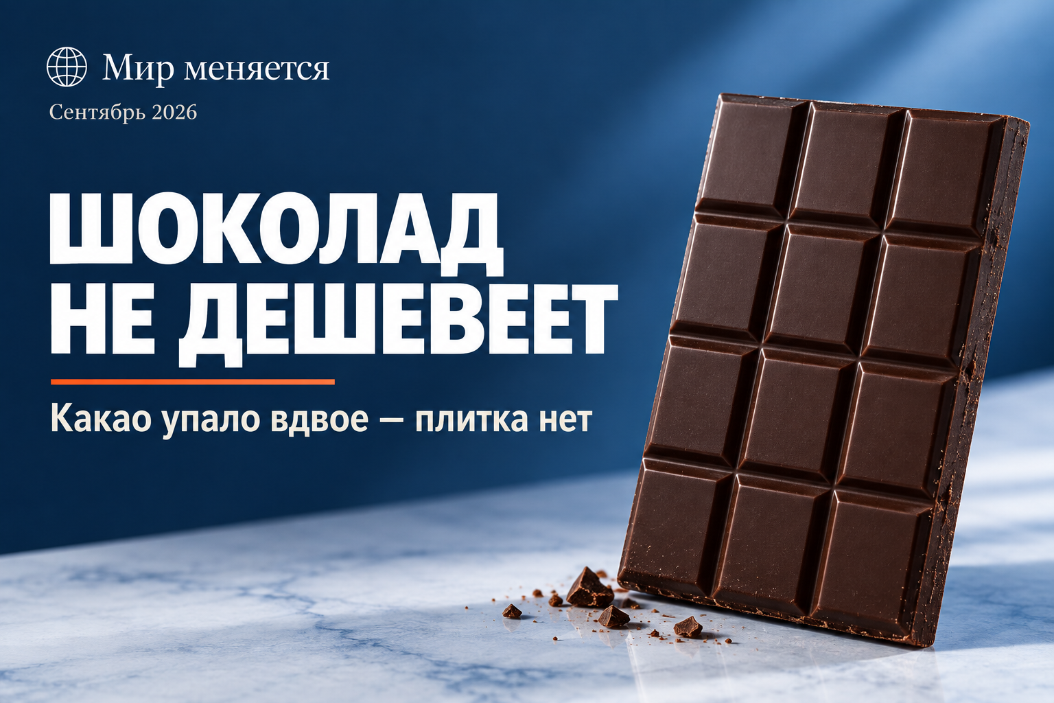 Частая ошибка: ждать, что шоколад подешевеет сразу после падения цен на какао