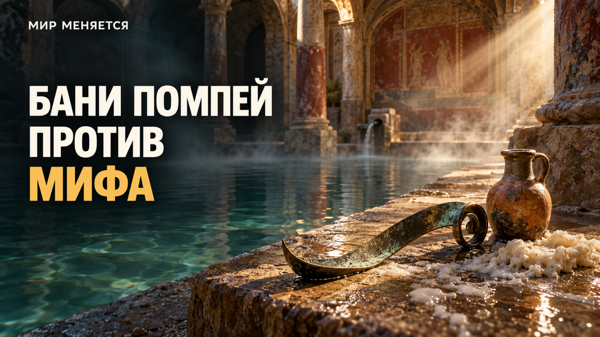 Частая ошибка про «немытую Европу»: что химия бань Помпей говорит на самом деле