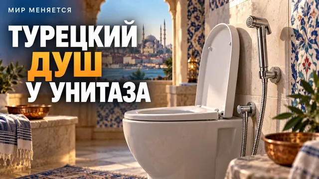 Почему в турецких ванных часто есть ручной душ рядом с унитазом — и как перенести идею в свою ванную