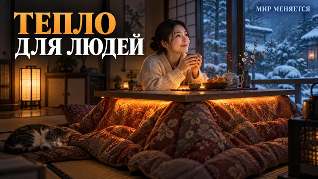 Почему японцы греют стол, а не комнату и что из этого взять для экономии тепла