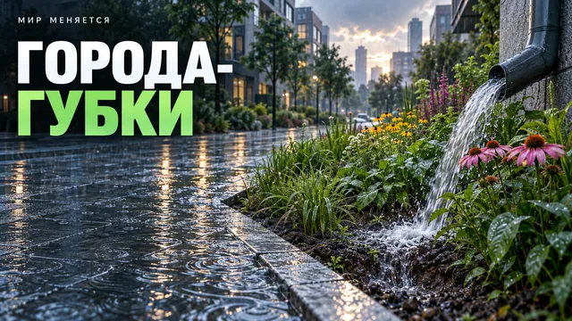 Почему города превращают в «губки»: как дворы и клумбы спасают от потопов