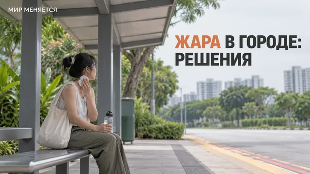 В Сингапуре не ставят вентиляторы на остановках даже при 34°C — и вот почему