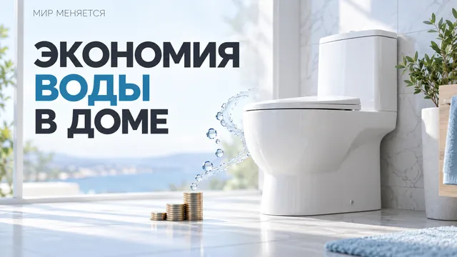 Почему на упаковке унитаза пишут, сколько воды уходит в слив, и как это помогает платить меньше